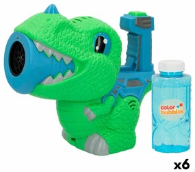Игра за Духане на Балончета Colorbaby Зелен Динозавър 150 ml 20 x 17 x 9 cm (6 броя)
