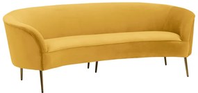 Триместно канапе RALF - жълт V