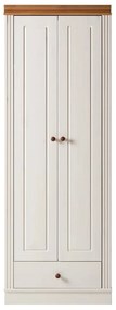 Бял гардероб от масивен бор 65x180 cm Anita – Støraa