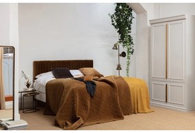 Светлосив гардероб от масивен бор 110x215x62 cm Organize – WOOOD