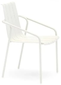 Светлосиви метални градински столове в комплект от 4 бр. Fleole – Ezeis