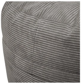 Пуф от рипсено кадифе в цвят горчица Roll 105 – SLOWDOWN