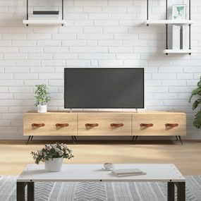 829127 vidaXL ТВ шкаф, сонома дъб, 150x36x30 см, инженерно дърво