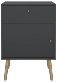 Нощно шкафче в антрацит Bodo - Tvilum