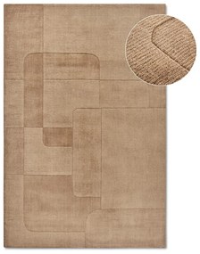Бежов ръчно изработен вълнен килим 190x280 cm Charlotte – Villeroy&Boch
