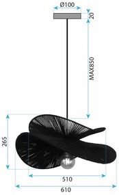 Пендел APP1833-1CP BLACK