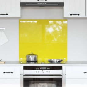 Sonata H Жълта Кухненска Плочка 70x60x0,6 см от Закалено Стъкло