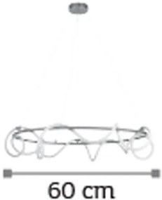 Плафон InLight 6017-Gold-Диаметър: 60 cm