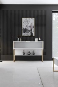 Скрин Luxe, цвят Златен Бял