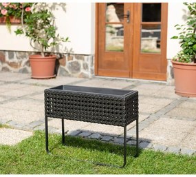 Черна градинска саксия Magnolia - Bonami Essentials