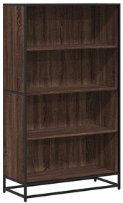 3300849 vidaXL Библиотека, кафяв дъб, 80,5x35x139 см, инженерно дърво