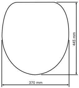 Тоалетна чиния 37 x 44 см Speedy – Wenko