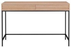 Работна маса с дъбов плот 50x120 cm Celine – Støraa