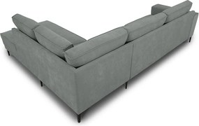 Тъмносив ъглов диван (десен ъгъл) Copenhagen – Scandic