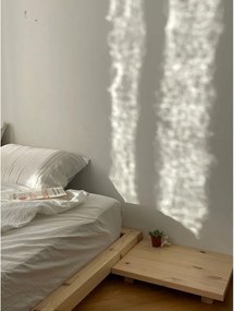 Двойно легло от борова дървесина с решетка 180x200 cm Dock - Karup Design