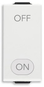 VIMAR 09016 Ключ 2P 20AX символ ON/OFF 250V 1М Бял NEVE UP