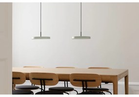 Светлосиво метално LED затъмняващо се висящо осветително тяло с метален абажур ø 31 cm Asteria Plus – UMAGE