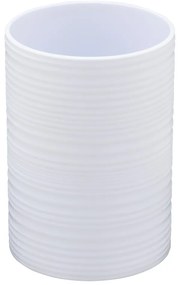 Бяла пластмасова чаша за четки за зъби Lyon – Allstar