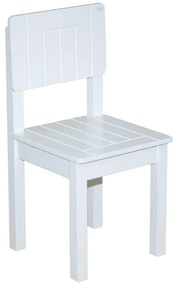 Бял детски стол – Roba