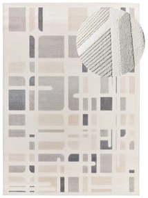 Килим в светлосиво и слонова кост 200x290 cm Flora – Universal