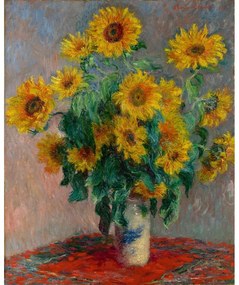 Репродукция на картина 40x50 cm Bouquet of Sunflowers - Fedkolor