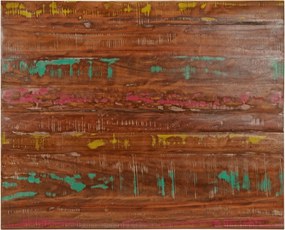 371082 vidaXL Плот за маса 110x80x2,5 см правоъгълен регенерирано дърво масив