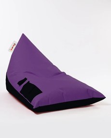 Градински пуф Pyramid Large Double Color Bed Pouf, цвят Лилав
