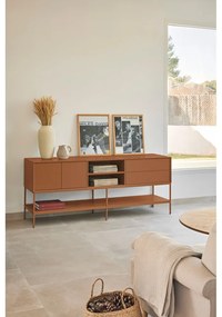 Черна маса за телевизор 175x74x45 cm Platt – Teulat