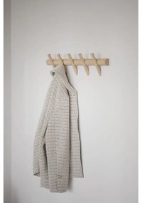 Стенна закачалка от дъбово дърво в естествен цвят Hillmond - Rowico