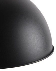 Ретро настолна лампа черна със злато - Magnax