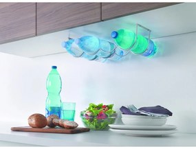 Метална стойка за вино за стена за 4 бутилки My-Bottle - Metaltex