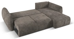 Сив ъглов диван (десен ъгъл) Matera - Cosmopolitan Design