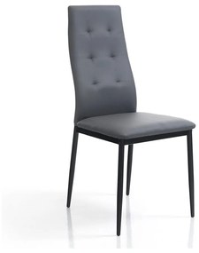 Сиви трапезни столове в комплект от 2 броя Nina- Tomasucci