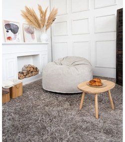 Пуф от рипсено кадифе в тухлен цвят Om 110 – SLOWDOWN