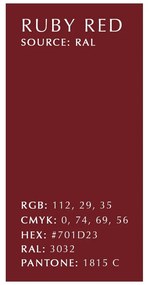 Червено LED висящо осветително тяло с метален абажур ø 15 cm Asteria Micro – UMAGE