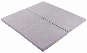 Сиво детско килимче за игра 120x120 cm – Meowbaby