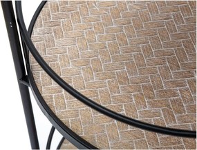 Метална маса за сервиране на колелца 41,5x40 cm Arex – Mauro Ferretti