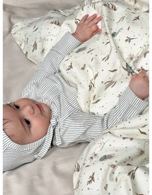 Светложълто детско спално бельо от органичен памук 70x100 cm Sea Garden – Cam Cam Copenhagen