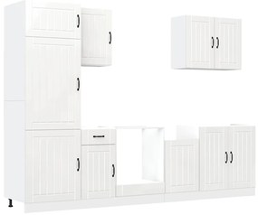 3314773 vidaXL Комплект кухненски шкафове от 7 части Lucca, инженерно дърво