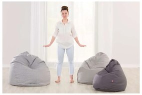 Синя чанта за сядане Posh Velvet - Yellow Tipi