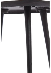 Черна метална масичка за кафе 53x64 cm Puno – Light &amp; Living