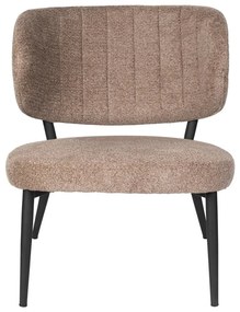 Светлокафяво кресло Sanne – White Label