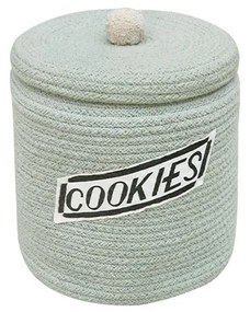 Светлосиня текстилна детска кошница за играчки ø 20x26 cm Cookie Jar – Lorena Canals