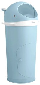 Светлосиньо пластмасово кошче за пелени 25 l Whale – Kindsgut