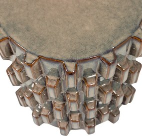 Керамична кръгла странична масичка ø 35 cm Axu – WOOOD