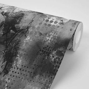 Самозалепващ тапет – Графична черно-бяла живопис