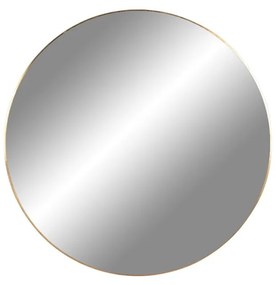 Стенно огледало с рамка в златист цвят, ø 40 cm Jersey - House Nordic