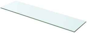 3051562 vidaXL Рафтове, 2 бр, панели прозрачно стъкло, 60x12 см