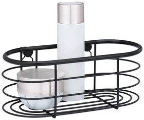 Черен рафт за душ Trestina, 26 x 11 cm - Wenko