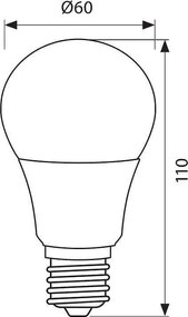 LED крушка VIVALUX LARGO LED, 10W, E27, 3000К